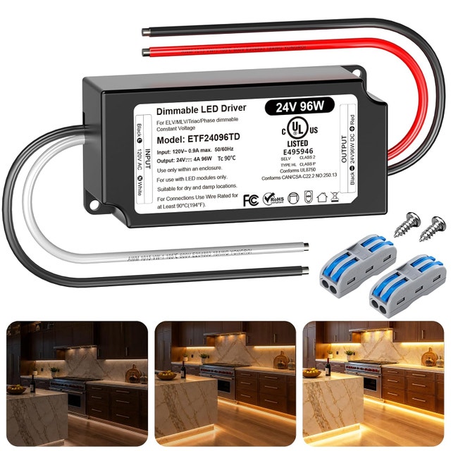 96W 24V Dimmable LED Driver Transformer
