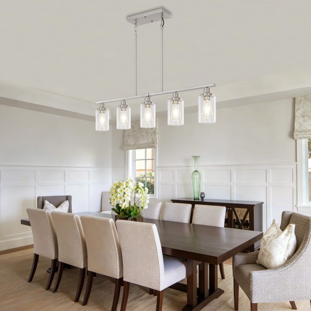 Brushed Nickel 5-Light Kitchen Island Light - photo 3