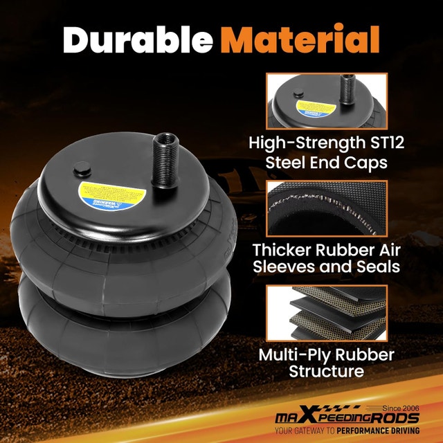 5000lb Air Suspension Bags Kit for Ford F-250 F-350 F-450 - photo 5