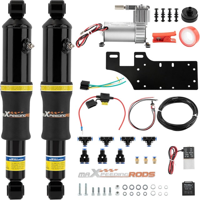 Adjustable Air Ride Compressor Kit for Harley Touring