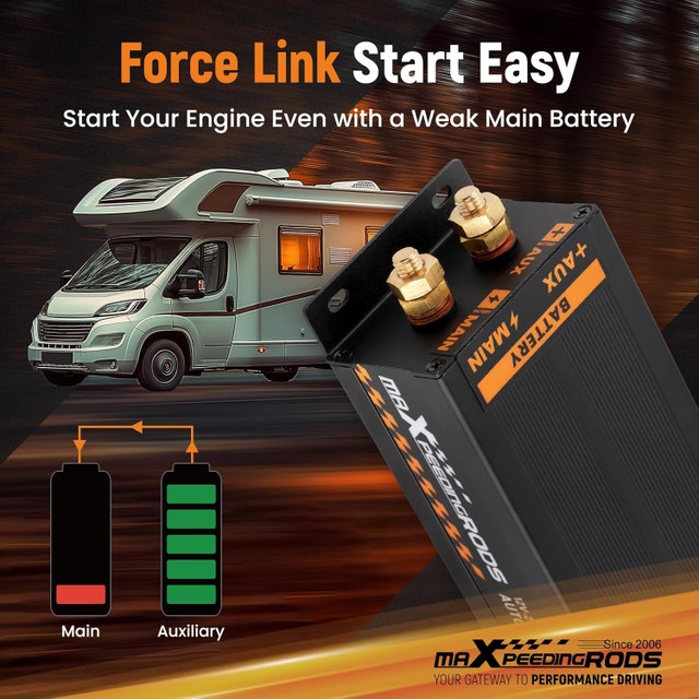 12V/24V Dual Battery Isolator 300A Kit with Intelligent Control - photo 5