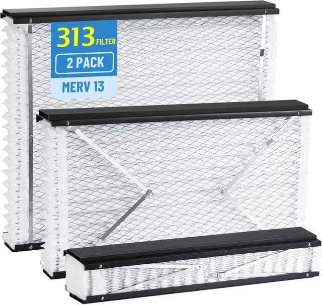 2 Pack 313 Air Filter 20x20x4 MERV 13 for Aprilaire 1310/2310/33