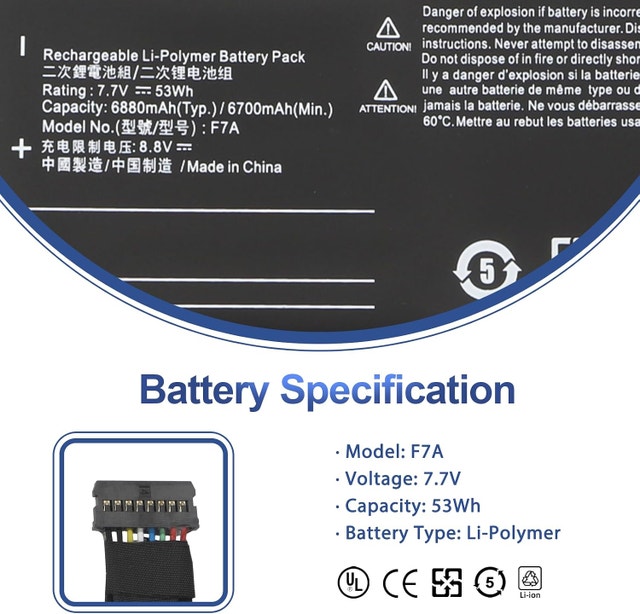 Steam Deck LCD/OLED Battery Replacement F7A/F7G - photo 2