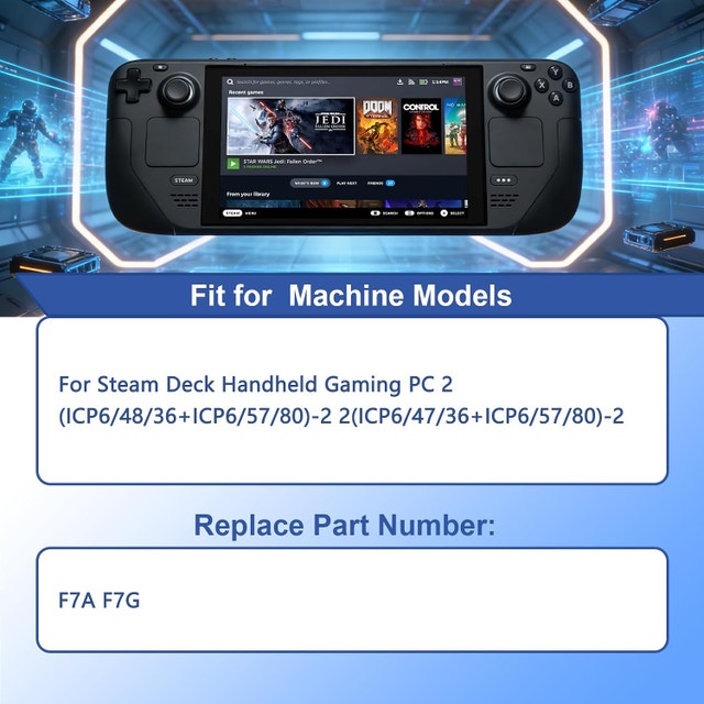 Steam Deck LCD/OLED Battery Replacement F7A/F7G - photo 3