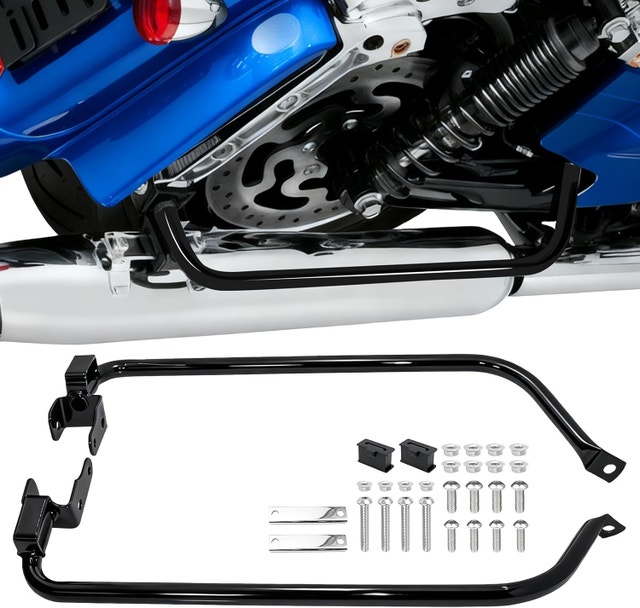 Harley Touring Saddlebag Support Bracket Kit Road King Street Gl - photo 2