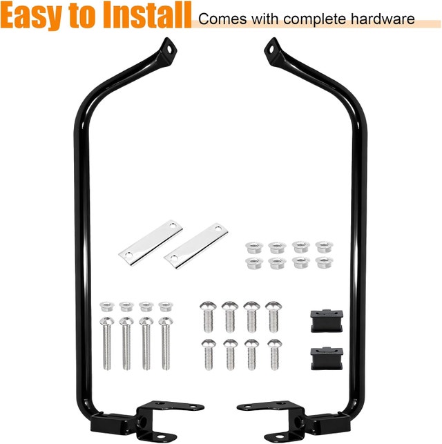 Harley Touring Saddlebag Support Bracket Kit Road King Street Gl - photo 3