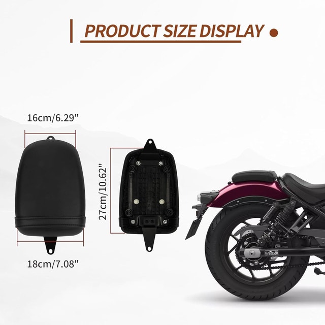 Rebel 1100 Rear Passenger Seat Pillion for CMX1100 ABS DCT - photo 5