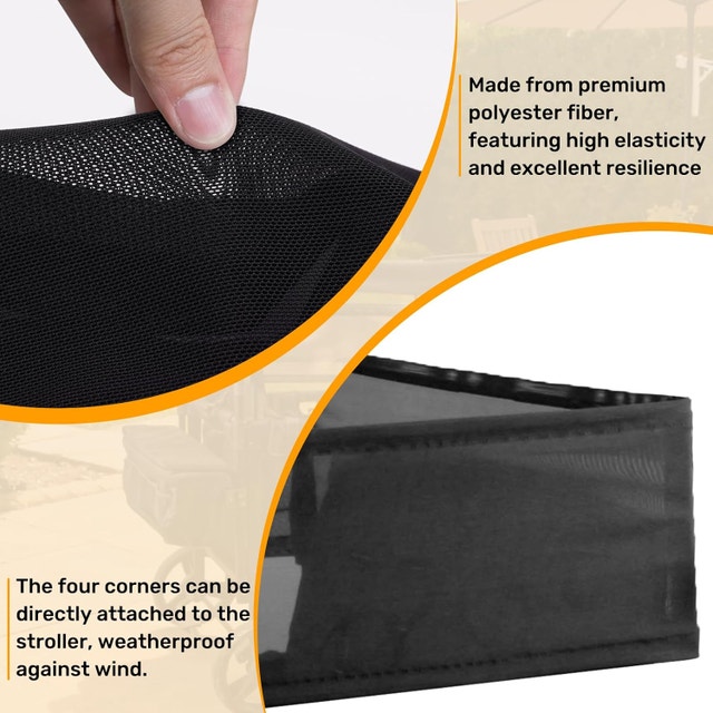 Wonderfold W4 W2 Stroller Sunshade Mesh Fence - photo 3
