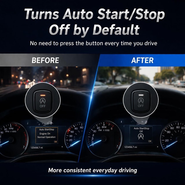 Auto Start Stop Eliminator for Ford F150 2015-2020 OBD Plug - photo 3