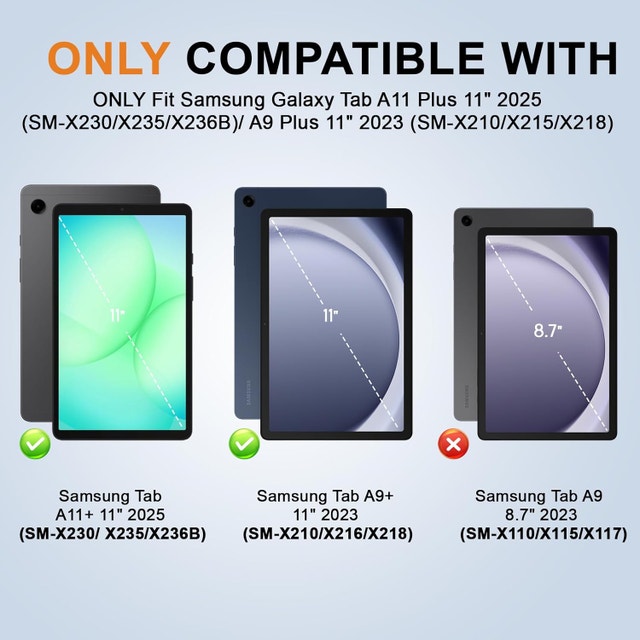 Samsung Galaxy Tab A11 Plus 2025 / A9 Plus 2023 Case - photo 2
