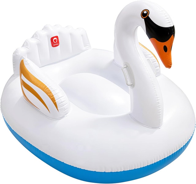 Inflatable Swan Pool Float for Adults & Kids Medium