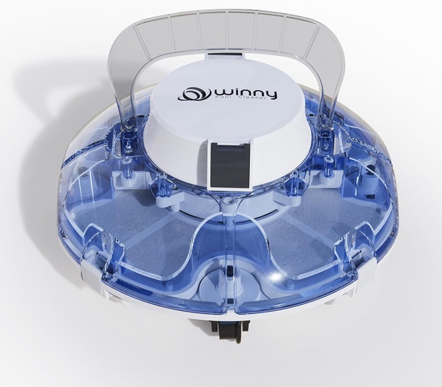 Cordless Robotic Pool Cleaner 80 Min Runtime Auto Vacuum