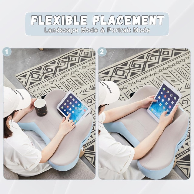 Reading Pillow Laptop Desk Cushion Portable Bed Sofa Support - photo 2