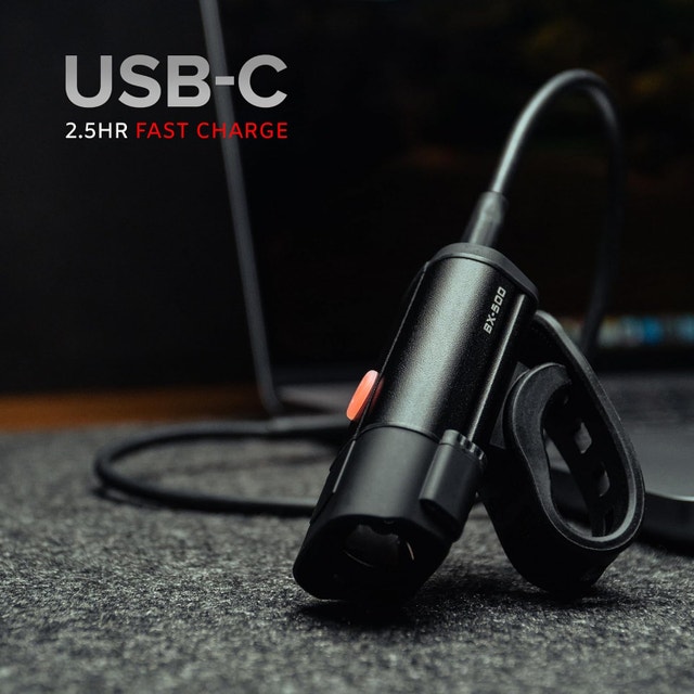 Bike Light Set Front Rear 540 Lumens USB C Rechargeable LED - photo 5