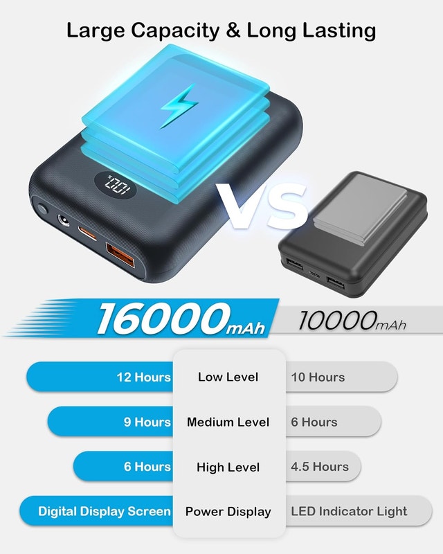 16000mAh Power Bank for Heated Clothing or Battery
