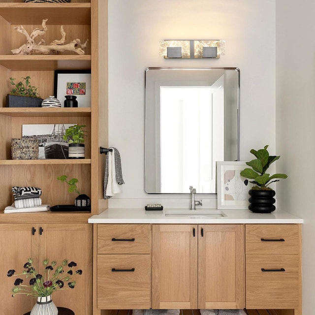 16 inch Brushed Nickel LED Bathroom Vanity Light - photo 4