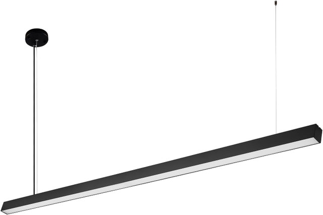 8FT 100W Dimmable LED Linear Light, 3CCT Linkable Pendant - photo 2