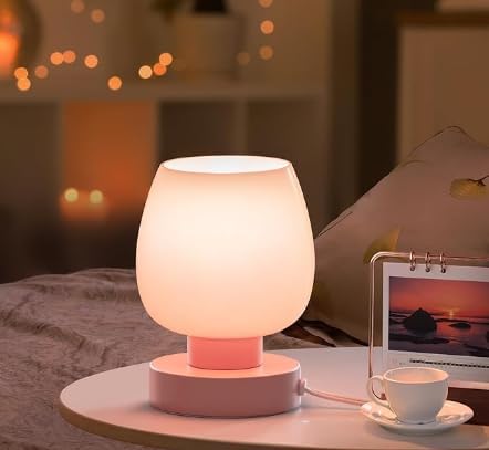 2 Pack Touch Bedside Lamps 3 Way Dimmable E26 Table Lamp