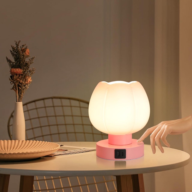 2 Pack Touch Bedside Lamps 3 Way Dimmable E26 Table Lamp - photo 3