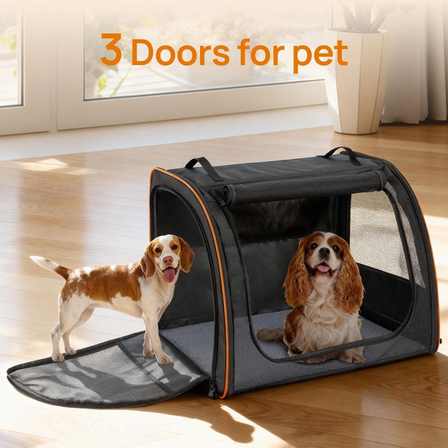 Dog Enclosed Car Seat, Soft-Sided Carrier & Kennel - photo 5