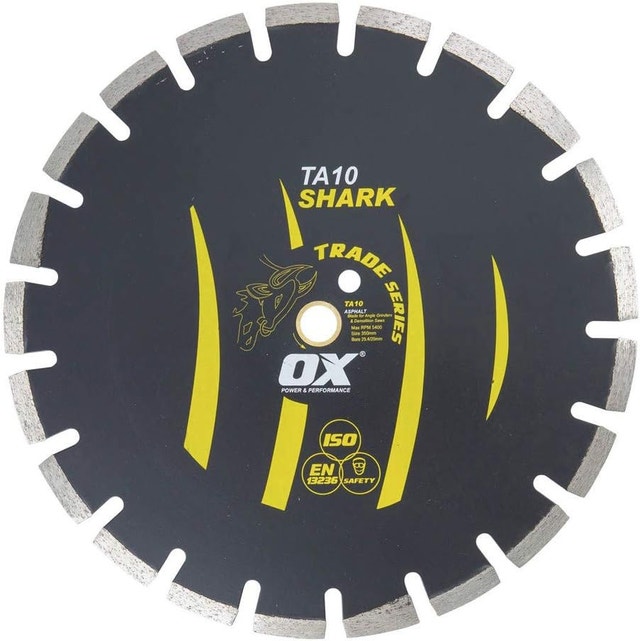 OX Tools 14" Segmented Asphalt Diamond Blade | 1-20mm Bore - photo 2