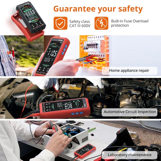 Digital Multimeter 6000 Count TRMS Rechargeable Smart Meter NCV - photo 5