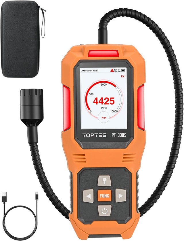 Gas Leak Detector PT-830S Rechargeable Flexible Probe