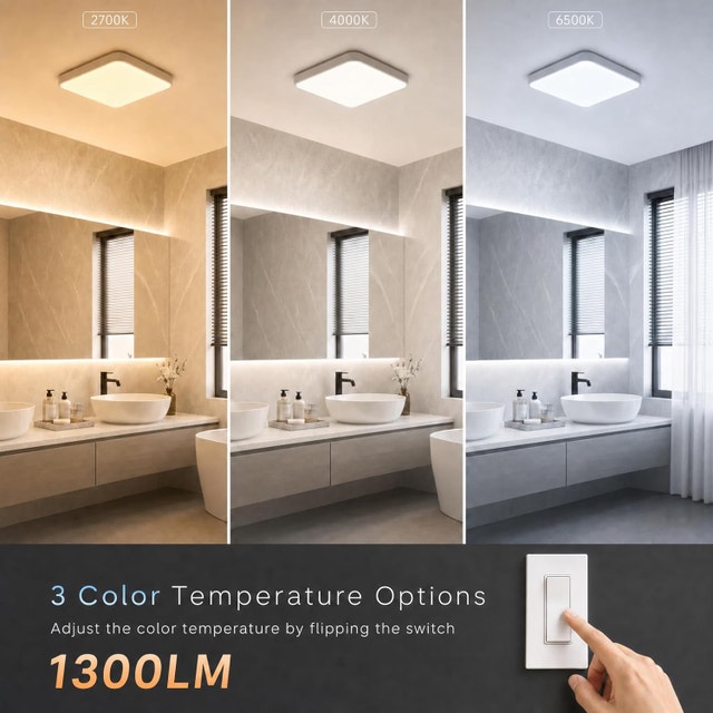 100 CFM Bathroom Exhaust Fan w/ LED Light - 1.0 Sone - photo 3