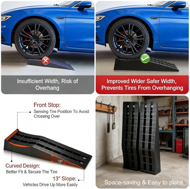 Car Ramps for Oil Changes - 10,000 lb Capacity - photo 4