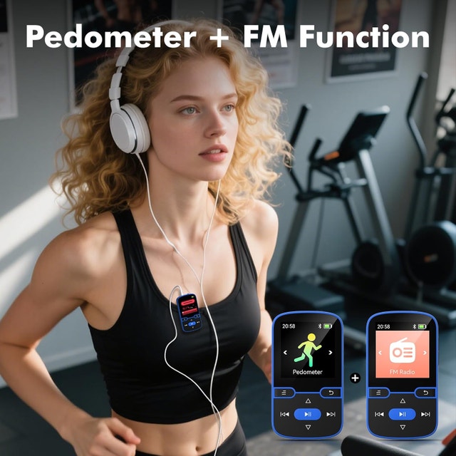 64GB Bluetooth MP3 Player w/ Clip - FM Radio, Voice Recorder - photo 5
