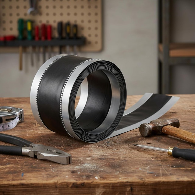 9.5" x 50FT Flexible Vinyl HVAC Duct Connector - Heavy Duty PVC - photo 2