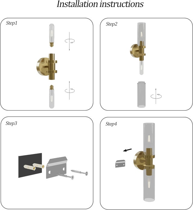 Rechargeable Wall Sconce Wireless Dimmable Remote Timer USB-C - photo 4