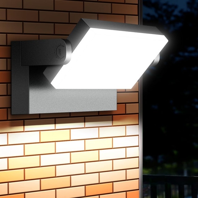 60W LED Wall Pack Light 6000LM 5000K Outdoor Waterproof