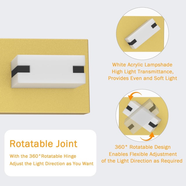 32" Gold LED Bathroom Vanity Light - 5-Light, Dimmable 5CCT - photo 4
