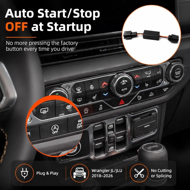 Auto Start Stop Eliminator Module - Plug & Play Wrangler JLU JL - photo 2