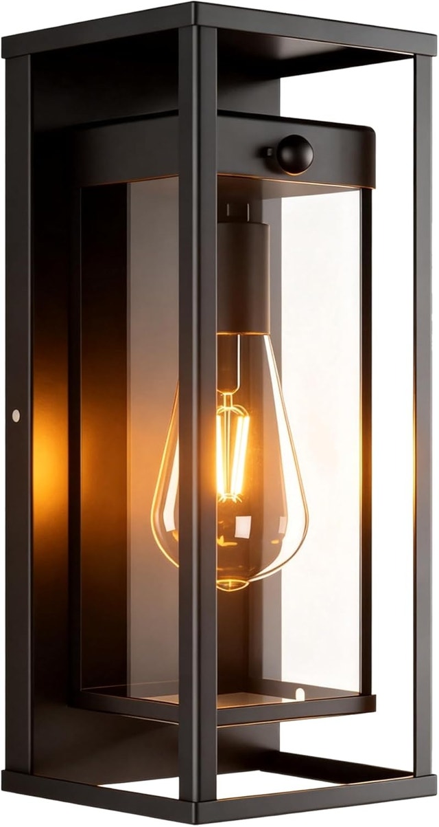 15” Motion Sensor Outdoor Wall Light - Waterproof