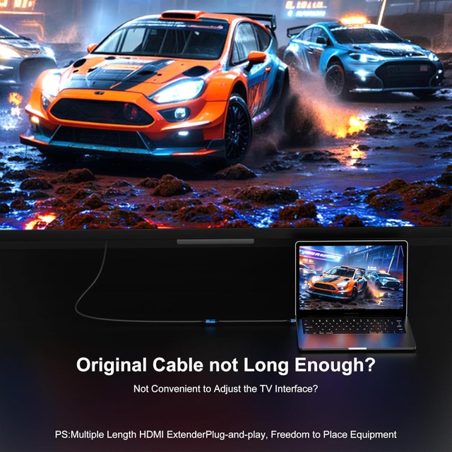 HDMI 2.2 Extension Cable 1.5M, 16K/8K/4K Ultra High Speed - photo 3