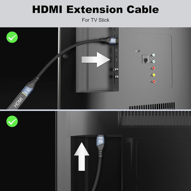 HDMI 2.2 Extension Cable 1.5M, 16K/8K/4K Ultra High Speed - photo 5