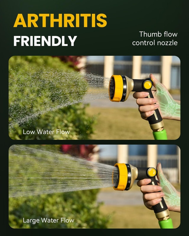 Garden Hose Nozzles Lawn & Garden 10 Adjustable Patterns - photo 3