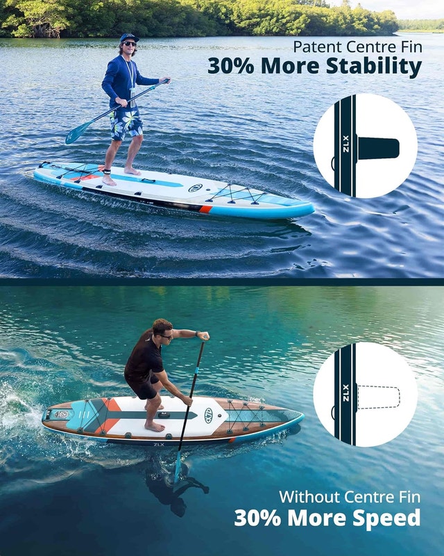 11'6" Extra Wide Inflatable Paddle Board, Touring SUP - photo 4