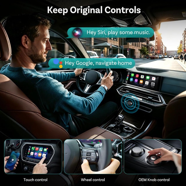 Mini Nova 2-in-1 Wireless CarPlay & Android Auto Adapter - photo 5
