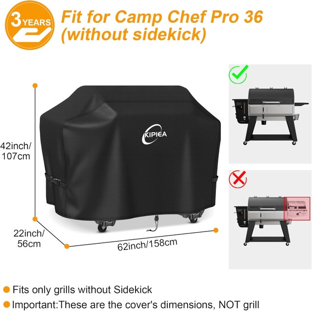 500D Waterproof Pellet Grill Cover for Camp Chef Woodwind Pro 36 - photo 2