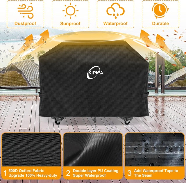 500D Waterproof Pellet Grill Cover for Camp Chef Woodwind Pro 36 - photo 3