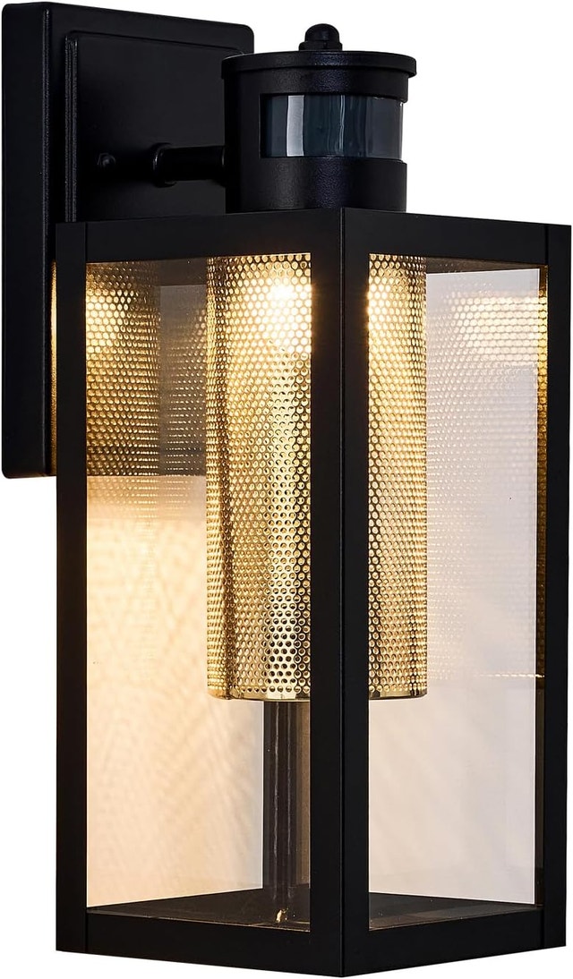 Outdoor Motion Sensor Wall Light Waterproof Dusk to Dawn