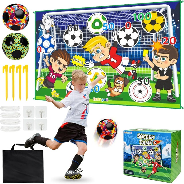 Dr.Rapeti Soccer Ball Game Set for Kids, Mini Soccer Set