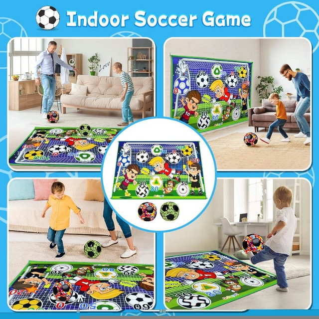 Dr.Rapeti Soccer Ball Game Set for Kids, Mini Soccer Set - photo 4