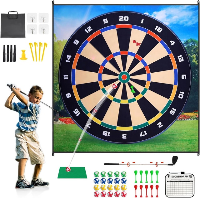 Golf Chipping Game Mat - 70"x70" Practice Mat