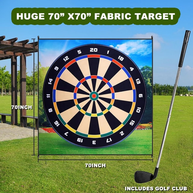Golf Chipping Game Mat - 70"x70" Practice Mat - photo 2