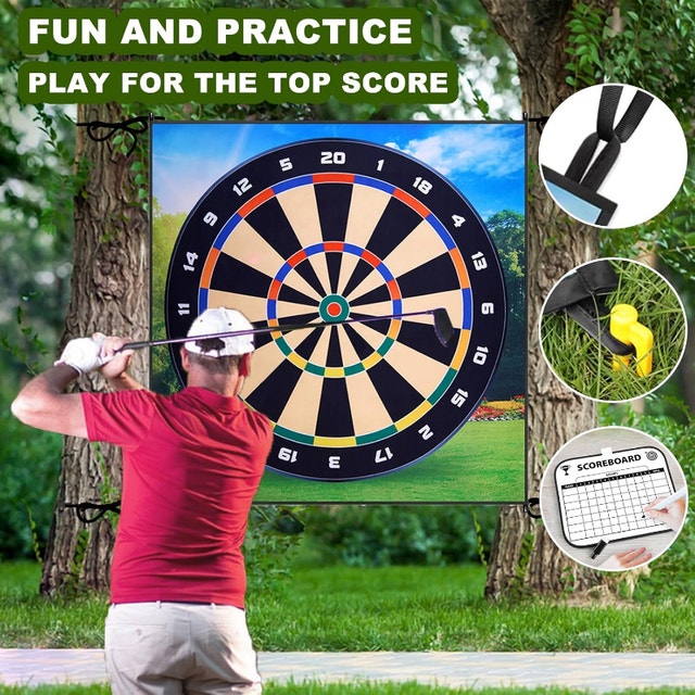 Golf Chipping Game Mat - 70"x70" Practice Mat - photo 3