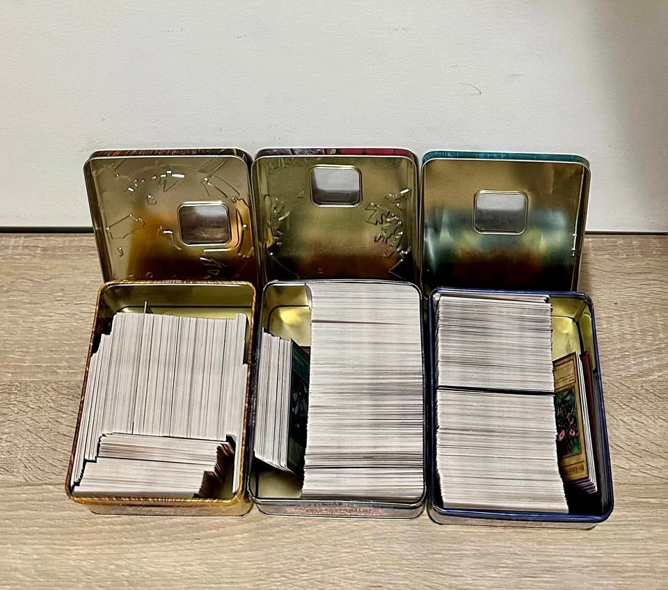 Huge Unsearched Yu-Gi-Oh! Bulk Lot In Vintage Collectible Tins